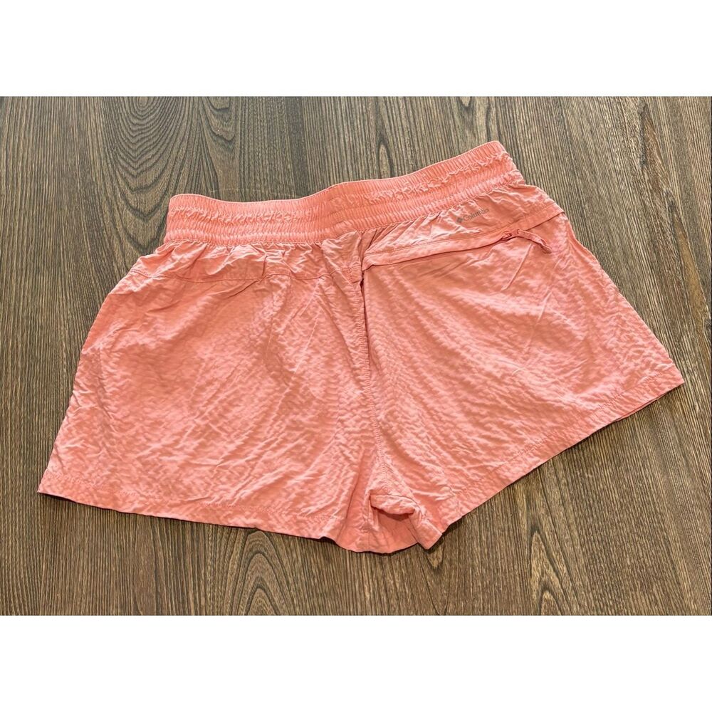 Columbia Boundless Trek Active Shorts Elastic Waist Omni-Shield Pink Size XL - Picture 5 of 7